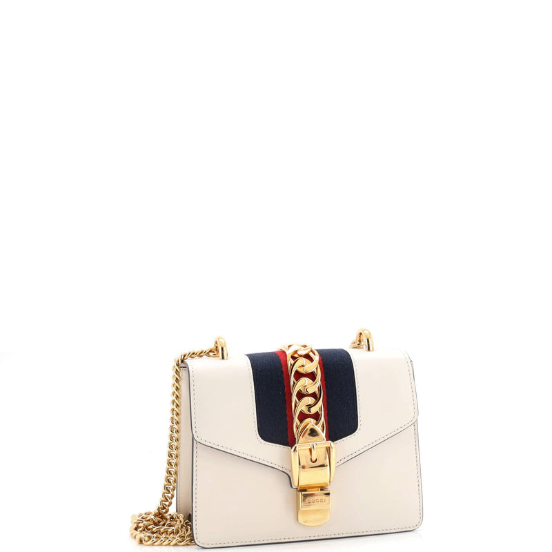 Gucci Sylvie Chain Shoulder Bag Leather