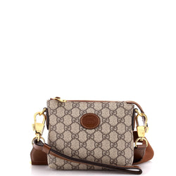 Gucci Interlocking G Patch Wristlet