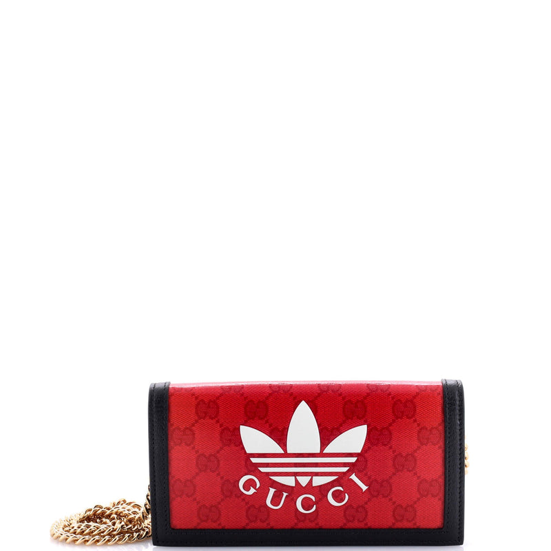 Gucci X Adidas Wallet On Chain Gg Coated