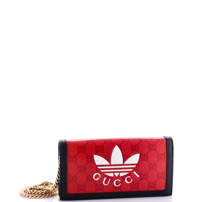 Gucci X Adidas Wallet On Chain Gg Coated