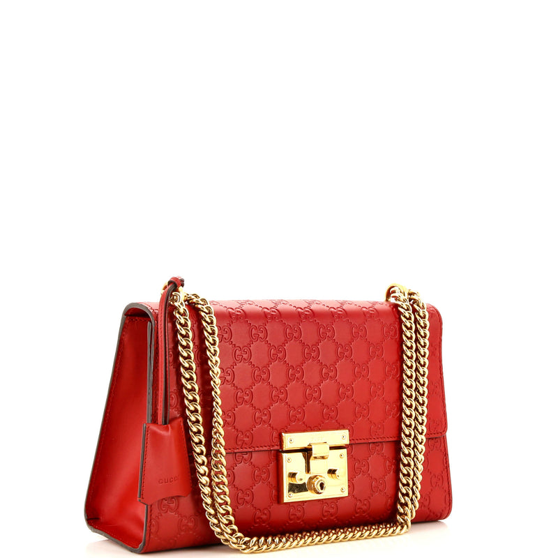 Padlock Shoulder Bag Guccissima Leather