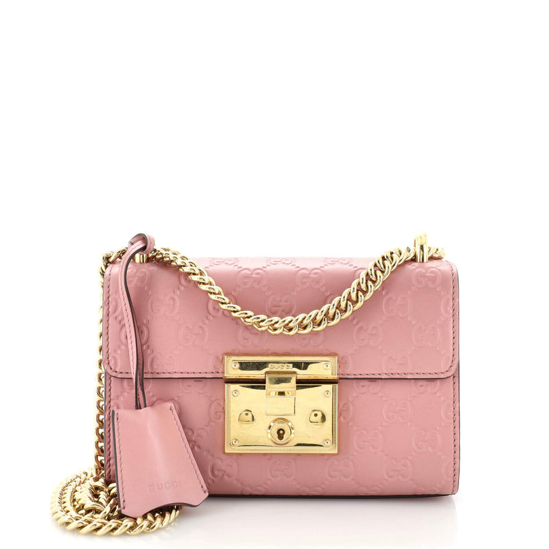 Padlock Shoulder Bag Guccissima Leather