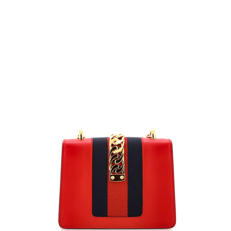 Gucci Sylvie Chain Shoulder Bag Leather