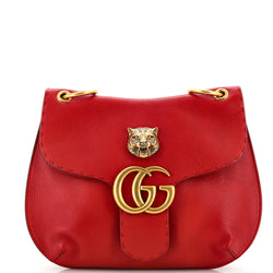 Gucci Gg Marmont Animalier Shoulder Bag