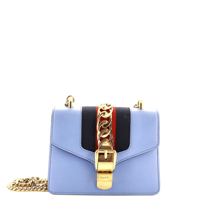 Gucci Sylvie Chain Shoulder Bag Leather