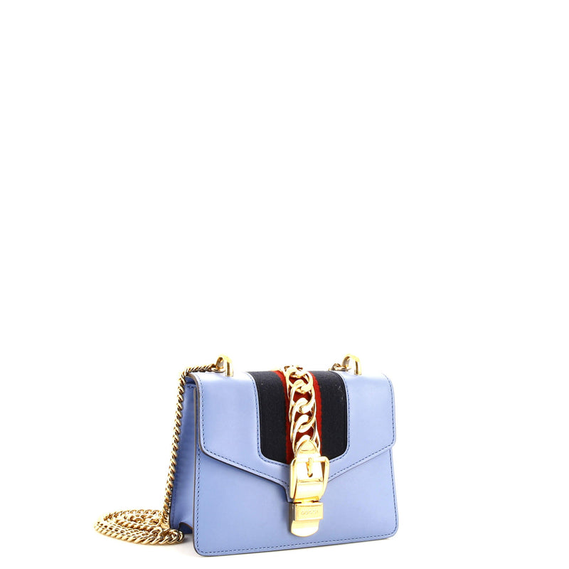 Gucci Sylvie Chain Shoulder Bag Leather