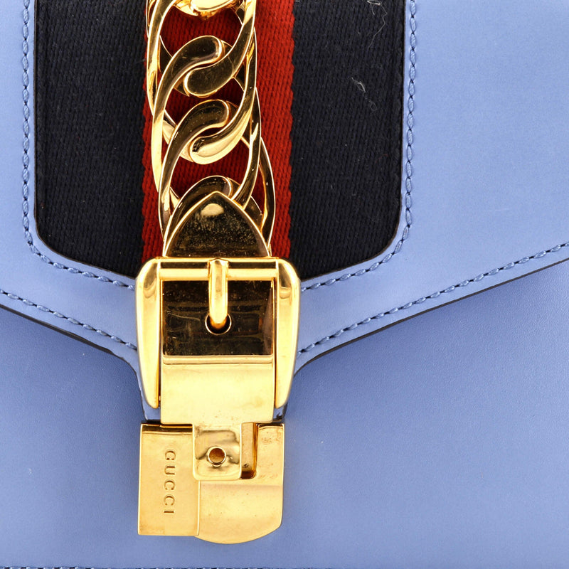 Gucci Sylvie Chain Shoulder Bag Leather