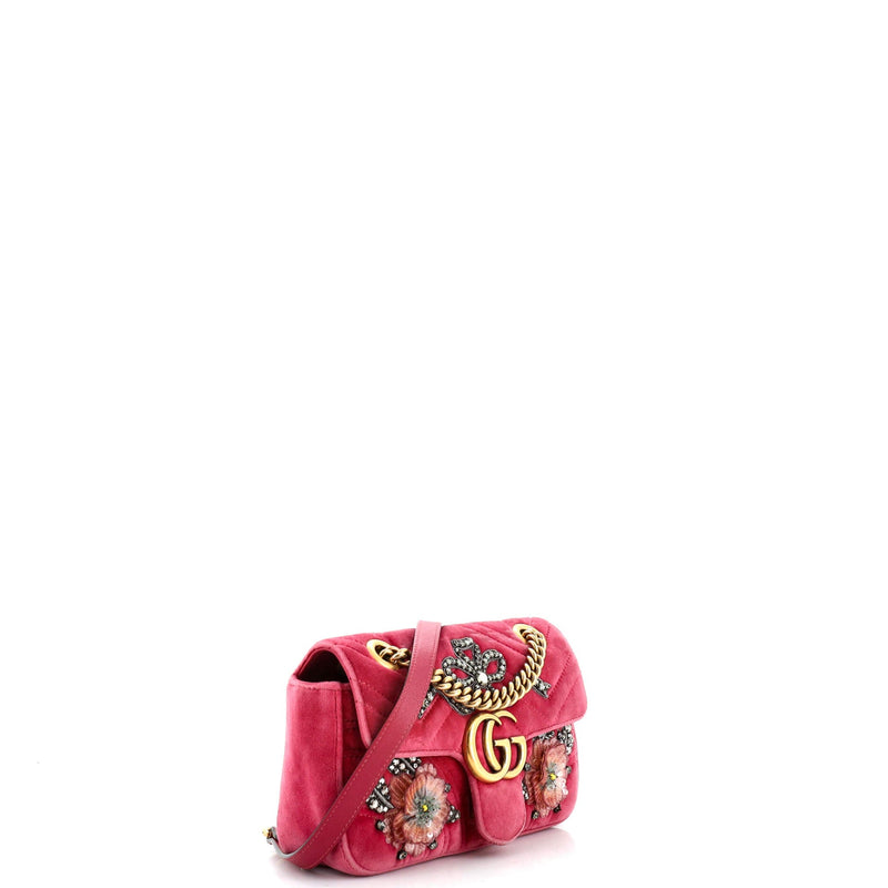 Gucci Gg Marmont Flap Bag Embellished