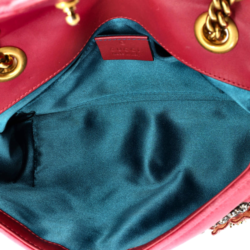 Gucci Gg Marmont Flap Bag Embellished