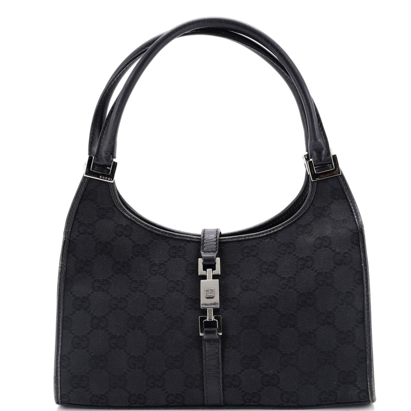 Gucci Vintage Bardot Hobo Gg Canvas