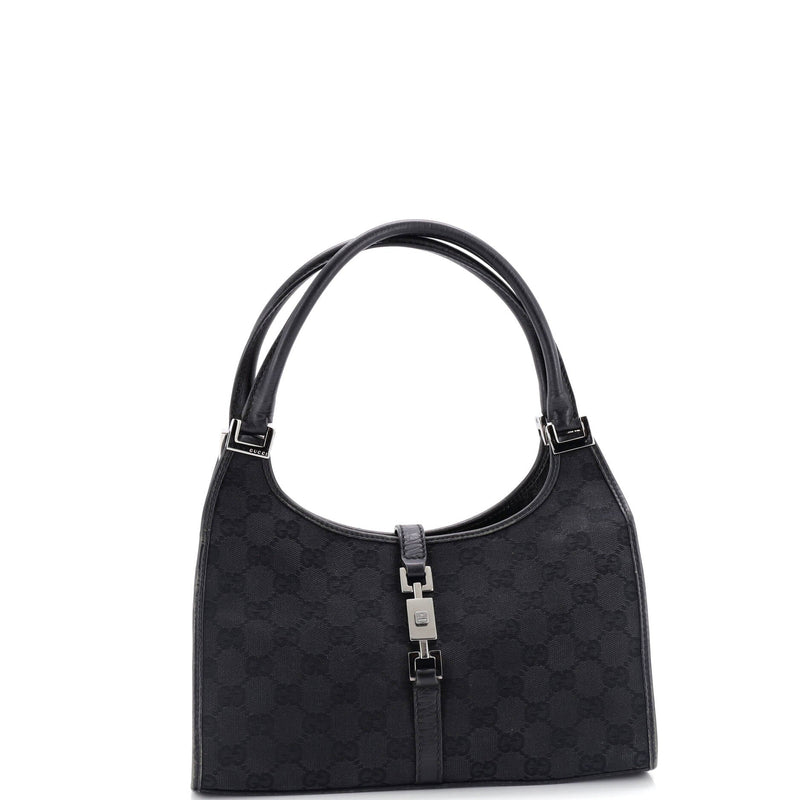 Gucci Vintage Bardot Hobo Gg Canvas