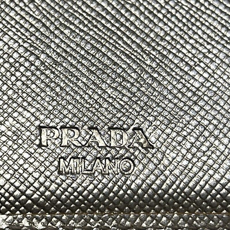 Prada - Gold Leather Trifold Wallet