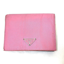 Prada - Pink Black Nylon Leather