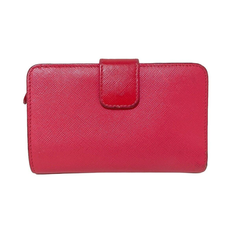 Prada - Pink Leather Bifold Wallet