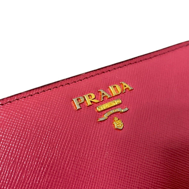 Prada - Pink Leather Bifold Wallet