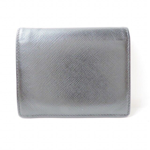 Prada - Black Leather Bifold Wallet