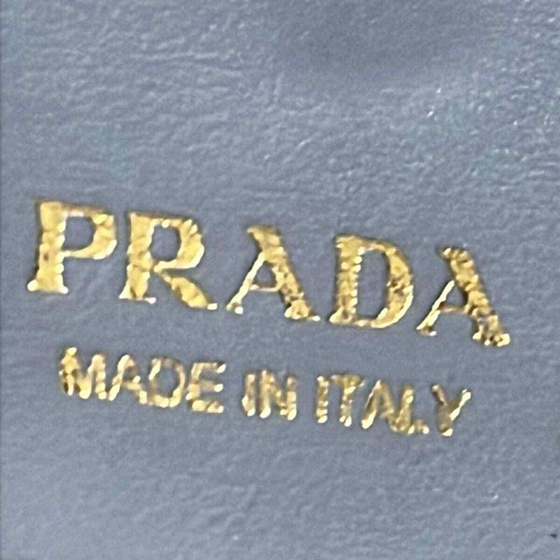 Prada - Navy Light Blue Leather Key