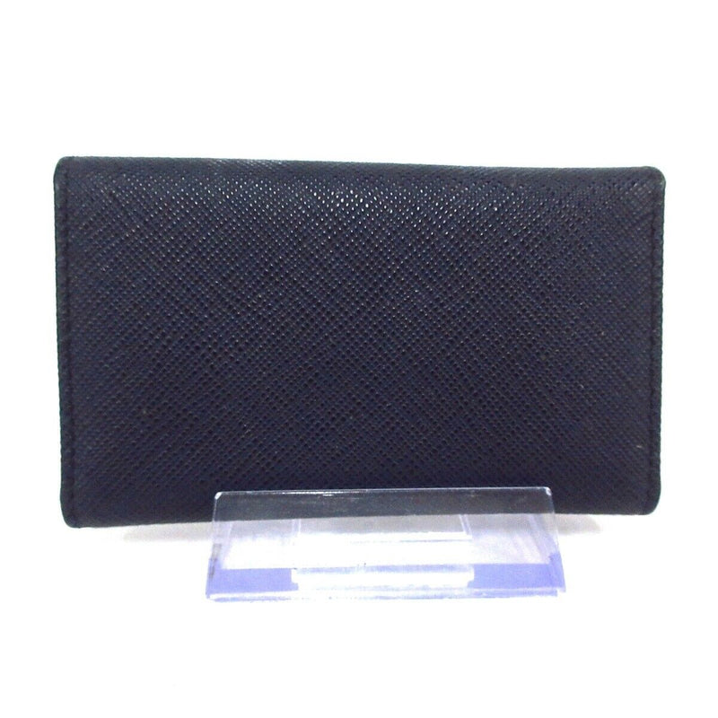 Prada - Dark Navy Leather Key Case