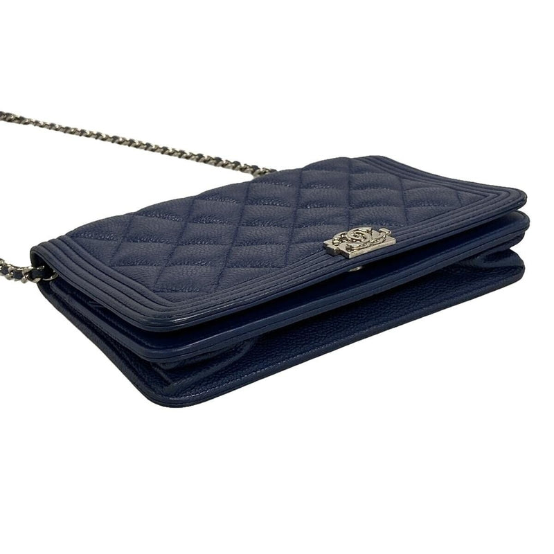 Chanel Boy / Matelasse - Navy