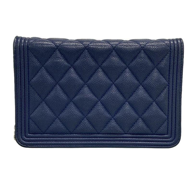 Chanel Boy / Matelasse - Navy