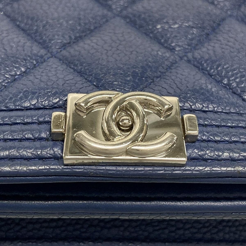 Chanel Boy / Matelasse - Navy