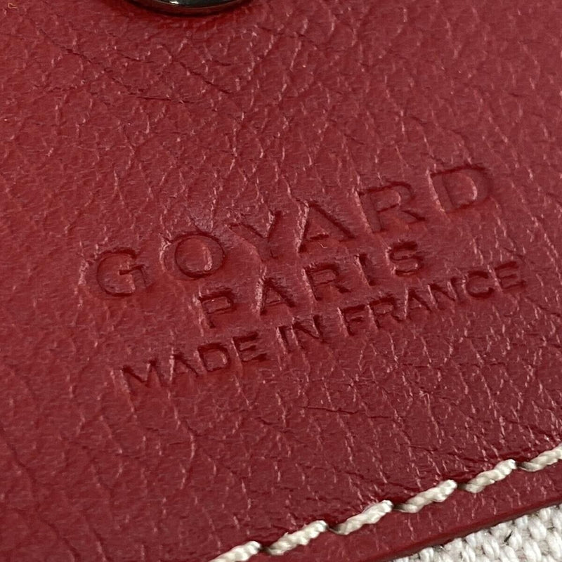 Goyard Saint Louis Pm Red Coated