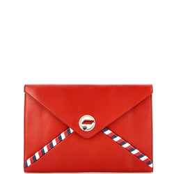 Chanel Airlines Envelope Clutch Lambskin