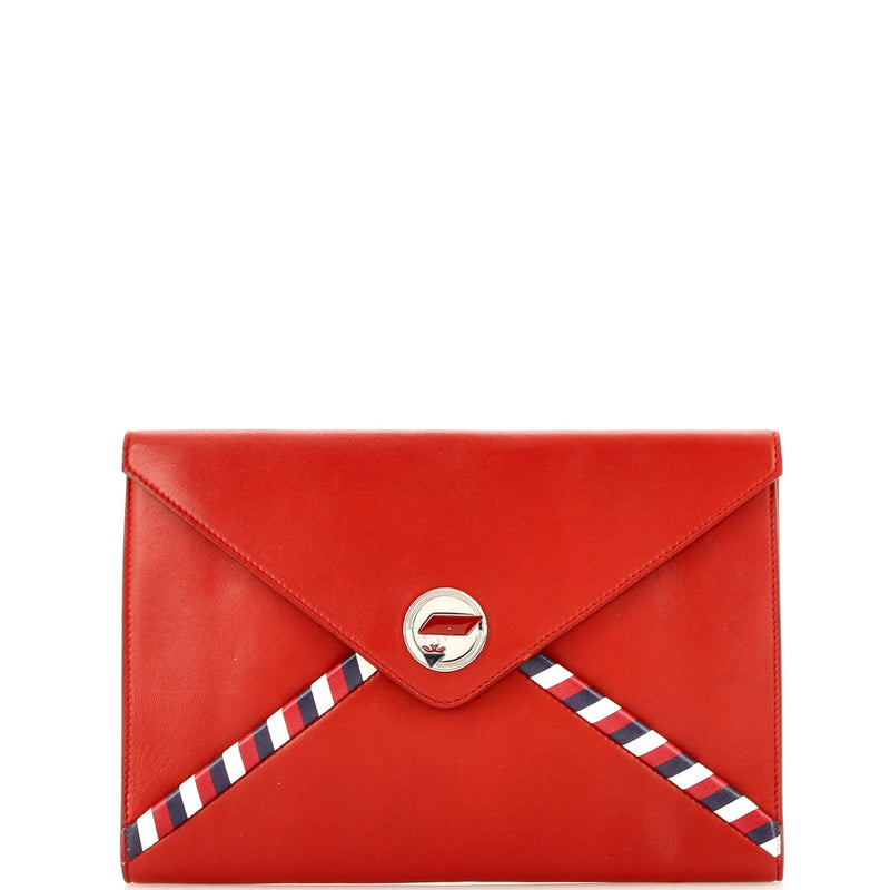 Chanel Airlines Envelope Clutch Lambskin