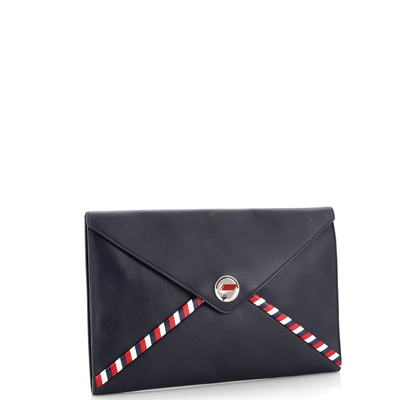 Chanel Airlines Envelope Clutch Lambskin