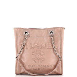 Chanel North South Deauville Tote Glazed