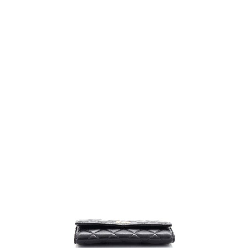 Chanel Ribbon Long Clutch With Chain