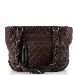 Chanel Lady Braid Shopping Tote Quilted