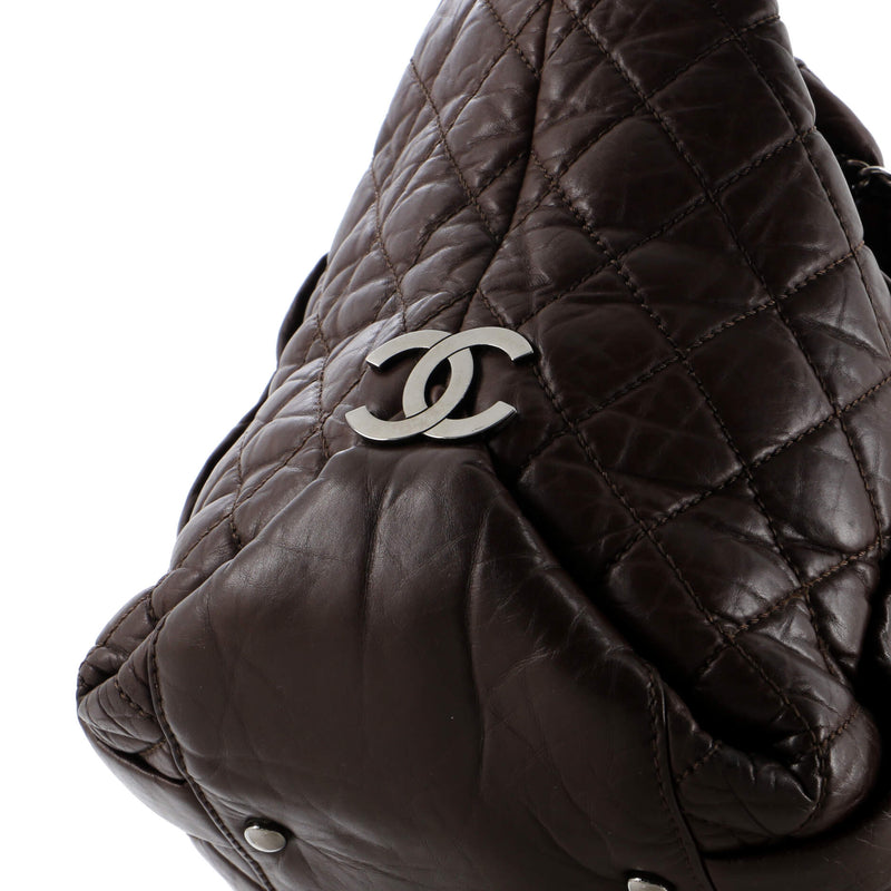 Chanel Lady Braid Shopping Tote Quilted