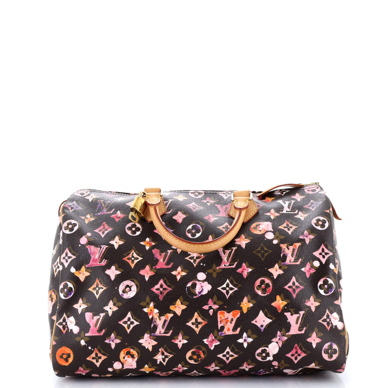 Louis Vuitton Speedy Handbag Watercolor