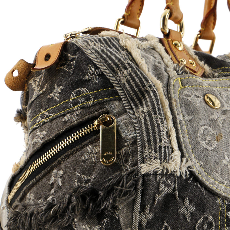 Louis Vuitton Patchwork Speedy Bag Denim