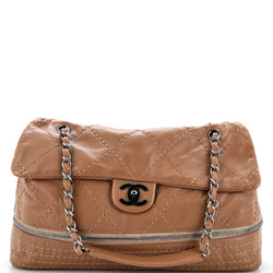 Chanel Expandable Ligne Flap Bag Quilted