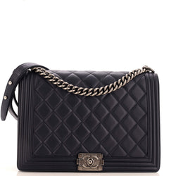 Chanel Boy Flap Bag Quilted Lambskin