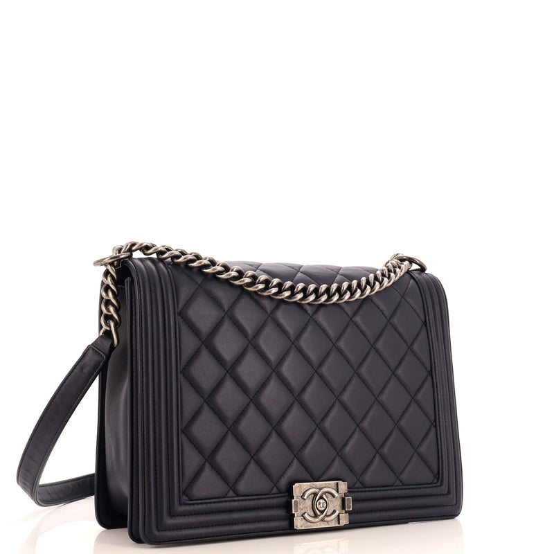 Chanel Boy Flap Bag Quilted Lambskin