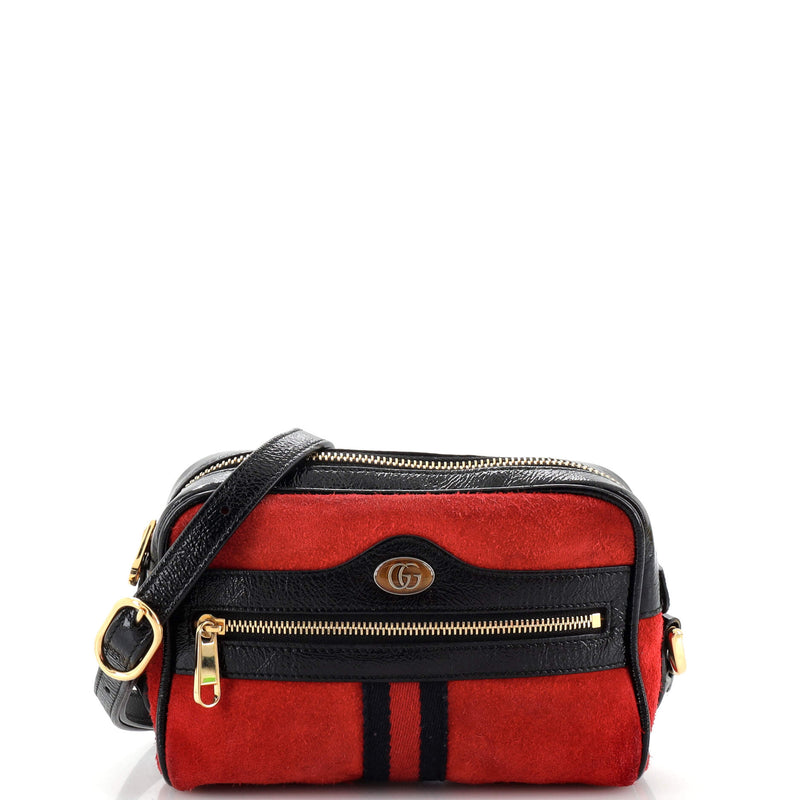 Gucci Ophidia Shoulder Bag Suede Mini