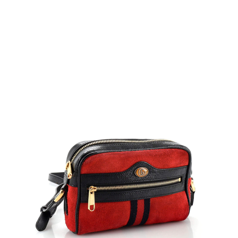 Gucci Ophidia Shoulder Bag Suede Mini