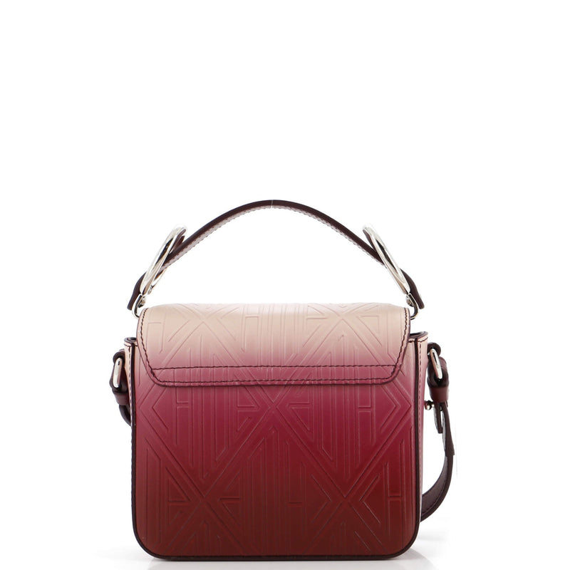 Chloe C Flap Bag Embossed Leather Mini