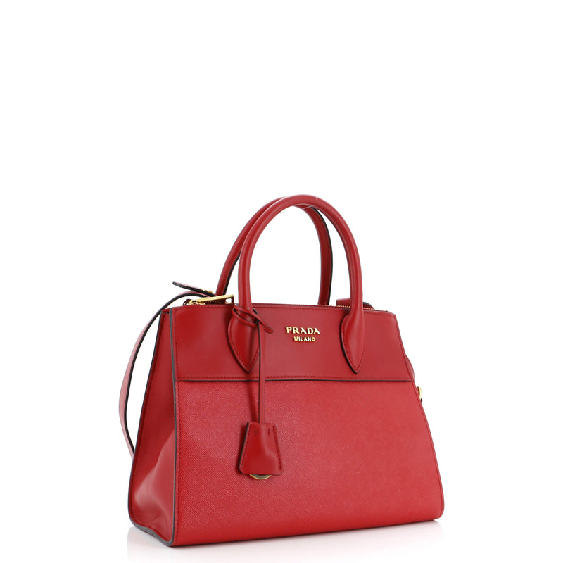 Prada Paradigme Tote Saffiano With City