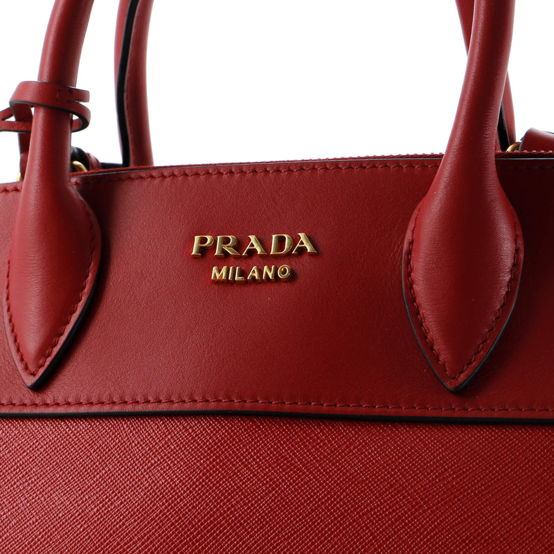 Prada Paradigme Tote Saffiano With City