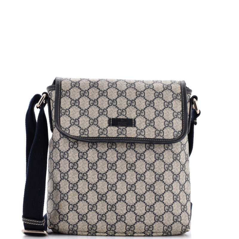 Gucci Flap Messenger Gg Coated Canvas