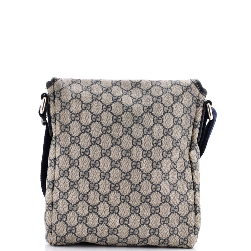 Gucci Flap Messenger Gg Coated Canvas