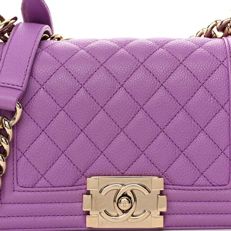 Chanel Caviar Quilted Small Boy Flap