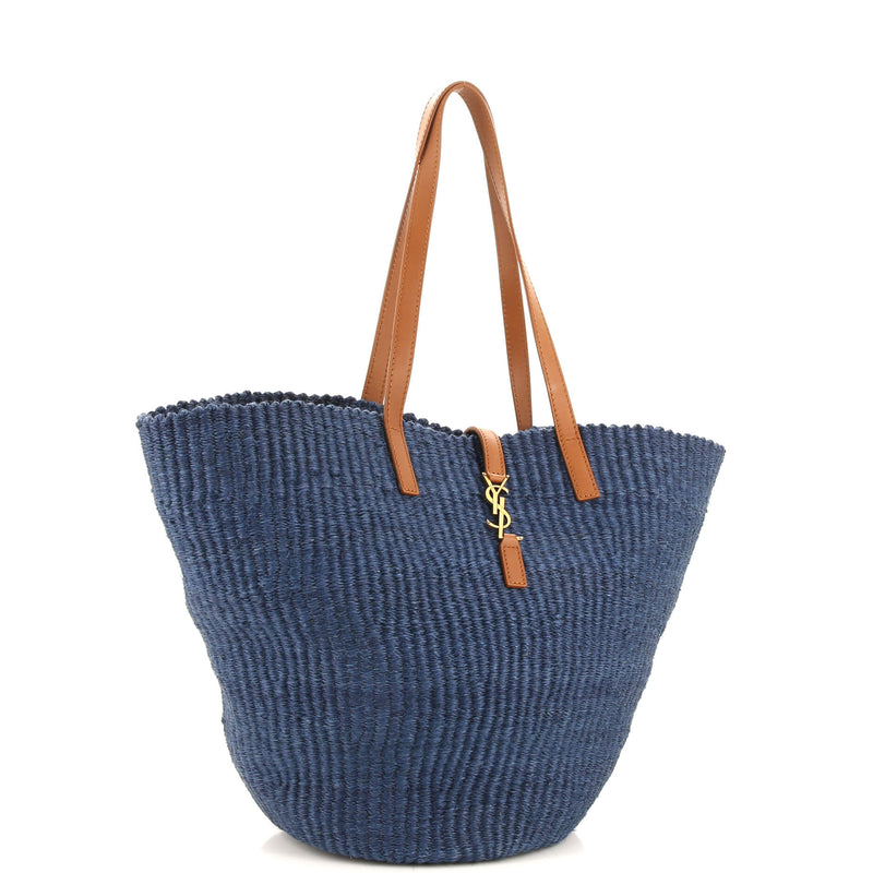 Saint Laurent Panier Basket Tote Woven