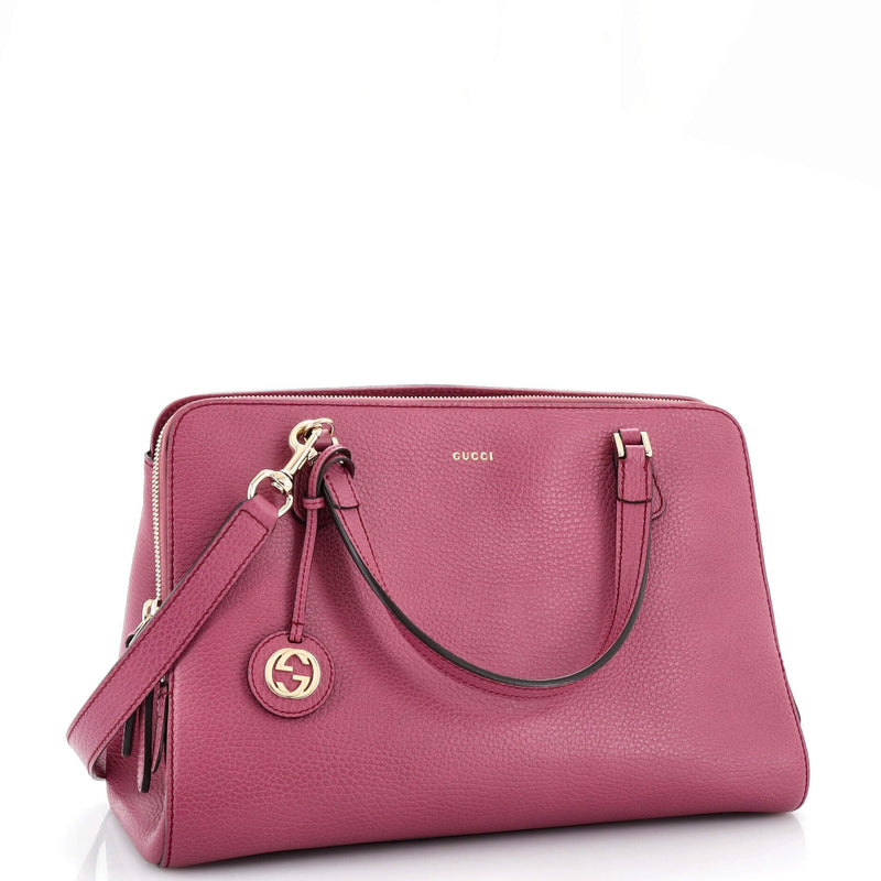 Gucci Lady Dollar Handle Bag Leather