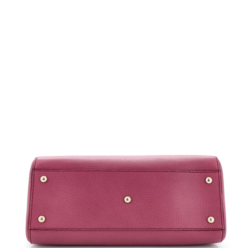 Gucci Lady Dollar Handle Bag Leather