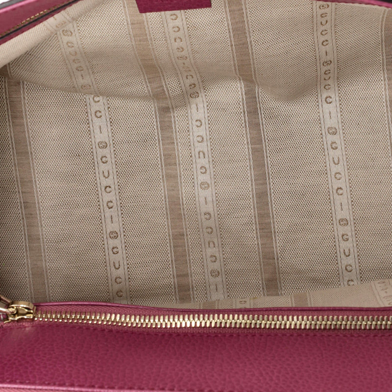 Gucci Lady Dollar Handle Bag Leather